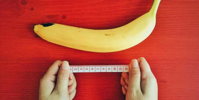 varpos matavimas prieš padidinimą naudojant banano pavyzdį
